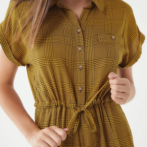 Urban Outfitters NWT Tilda Plaid Jumpsuit - Picture 4 of 16